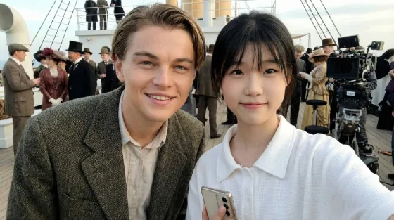 Movie scene composition example